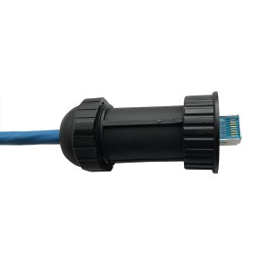Field Termination Plug RJ45 Cat6A Shielded 8.5mm Stranded (22-27AWG) or Solid (22-26AWG) IP68