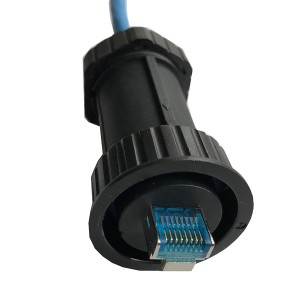 Field Termination Plug RJ45 Cat6A Shielded 8.5mm Stranded (22-27AWG) or Solid (22-26AWG) IP68