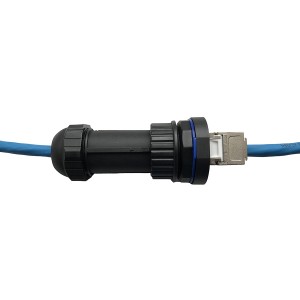 Field Termination Plug RJ45 Cat6A Shielded 8.5mm Stranded (22-27AWG) or Solid (22-26AWG) IP68