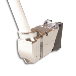 Z-MAX 45 Module Cat6A Shielded With Door White