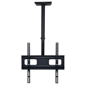 Telescopic Ceiling Mount Tilt & Swivel 400x400 23" to 60" 45kg -3 to 10 Degrees 776-1004mm Black   