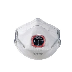 Disposable Face Mask Fold Flat FFP3 Valved Typhoon   