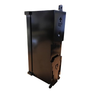 DIN Rail Box Unloaded 8Port Keystone Black (H)172mm x (W)56mm x (D)78mm
