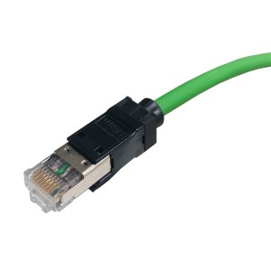 Patch Lead Cat6A U/FTP LSZH UniBoot c/w Removable Black Clip Green (L)5Mtr