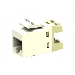 Keystone Jack SL Cat6A 180 Deg Unshielded SL10G-A.WHT White   