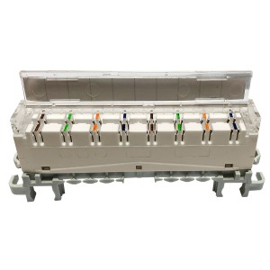 Label Holder Hinged Clear For Cat5e Disconnection Modules