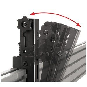 SYSTEM X Universal Interface Arms With Tilt BT8390-VESA200T/B Up to 47 Inch 70kg Up to 200mm Black