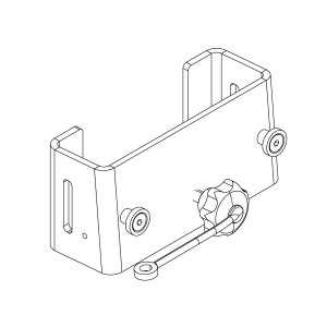 Pole Mount Accessory Black (For Use With Work Tray)