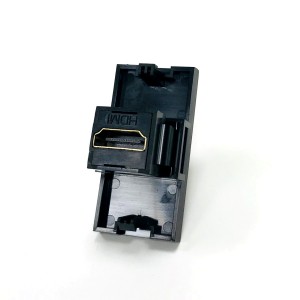 HDMI Euro Module Quick Connect Coupler 4K UHD Black
