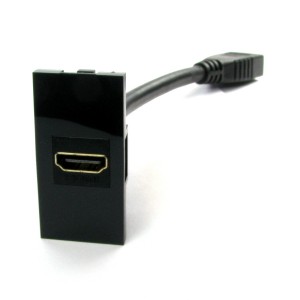 HDMI Euro Module Fly Lead 4K 60Hz 4:4:4 Black   