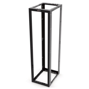 VersaPOD 4-Post Rack Frame Only Black (H)45U x (W)560mm Adjustable depth 560-915mm Steel