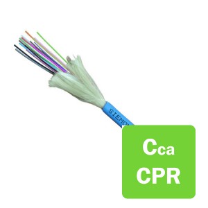 XGLO Fibre Cable Tight Buffered 24 Fibre OM3 LSZH Cca-s1a,d1,a1 Blue