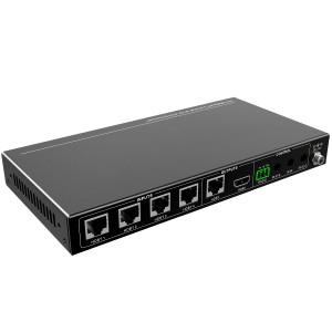 HDBaseT Switch 4:1 1080p @ 70m 4x HDBaseT-In 1x HDBaseT-Out, 1x HDMI-Out