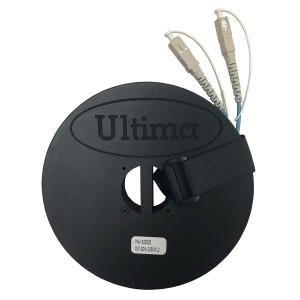 Fibre Optic Launch Lead Simplex OM3 SC-SC Armoured Tails Aqua (L)100Mtr