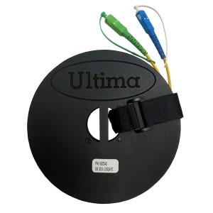 Fibre Optic Launch Lead Simplex SM SC-SC/APC Armoured Tails Yellow (L)130Mtr