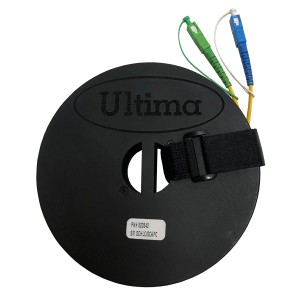 Fibre Optic Launch Lead Simplex SM SC-SC/APC Armoured Tails Yellow (L)500Mtr   