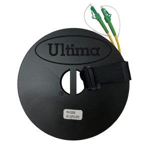 Fibre Optic Launch Lead Simplex SM LC/APC-LC/APC Armoured Tails Yellow (L)1000Mtr
