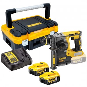 Rotary Hammer Drill (SDS Plus) DCH273P2-GB 18V XR Li-Ion 2x 5Ah Batteries