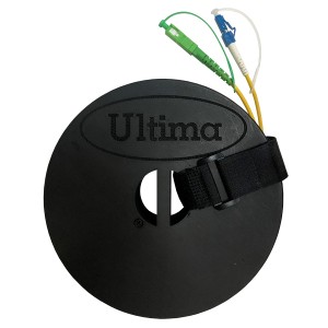 Fibre Optic Launch Lead Simplex SM LC-SC/APC Armoured Tails Yellow (L)500Mtr