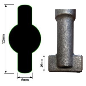 Manhole Lifting Tool Telecoms Kit 4 Tips (H)800mm x (W)200mm