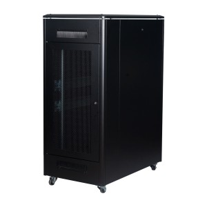 DYNAmic Server Cabinet Mesh Front Door Mesh Rear Door Removable Side Panels Adj Feet & Earth Kit LN-FS26U6010-BL-231-S Black (H)26U x (W)600mm x (D)1000mm