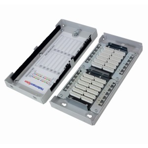 Zone Cabling Termination Box (ZBT) Cat6 Unshielded 12 Port Grey (H)36mm x (W)265mm x (L)137mm