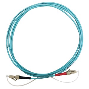 Fibre Optic Test Reference Cord LC/UPC - LC/UPC MM 50/125 Aqua (L)2Mtr
