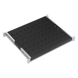 Fixed Shelf Vented Standard For 600mm deep Up to 50kg LN-RAF-SBT-D600-BL-UNV Black (H)1U x (W)19" x (D)370mm Suitable For 19" Cabinets