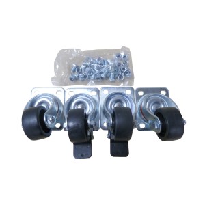 Castor  Kit 2 With Brake, 2 Without Brake M10 ZMN-TKR-5525-XX (H)55mm