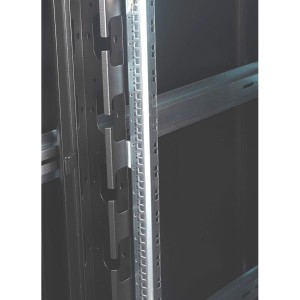 Vertical Cable Manager With Hinged Cover Left & Right LN-KDG-ORG-36EU-BL Black (H)36U x (W)97mm x (D)97mm
