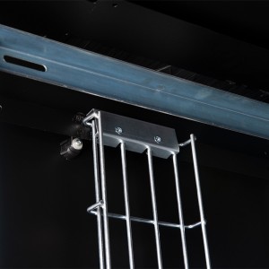 Basket Tray Wire Mesh KDG-CMT-26UK-WM-1535 Zinc Plated (H)26U x (W)150mm x (D)35mm Suitable for 800mm wide Cabinets