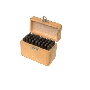 Letters & Numbers Stamp 5mm 36 Piece A-Z, 0-9 In Wooden Box   