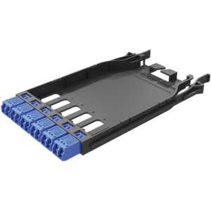 IANOS Patching Module 12 Fibre SM 6x LC Duplex Blue 85072924 Black   