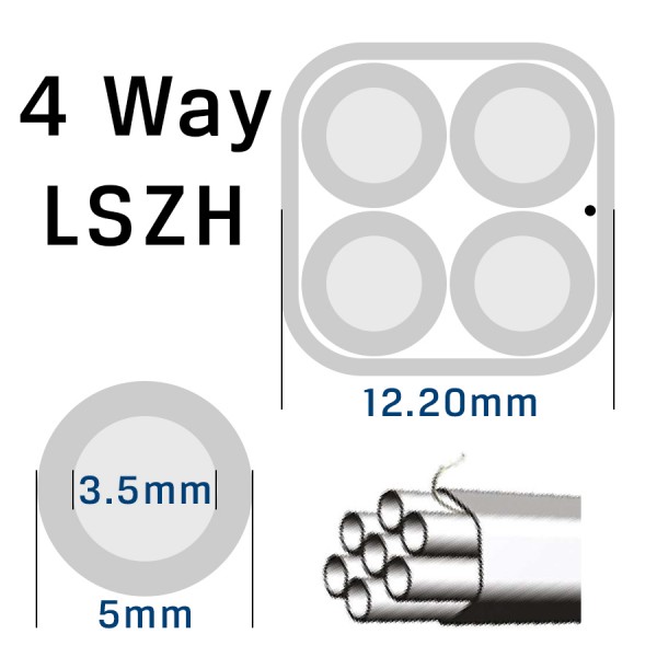 Prysmian Blown Fibre Tube - Internal (LSZH)