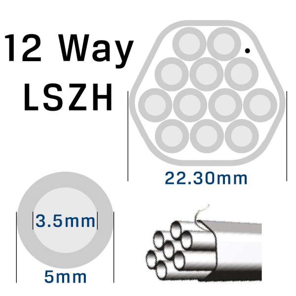 Prysmian Blown Fibre Tube - Internal (LSZH)