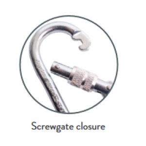 Screwgate Steel Karabiner RGK1 17mm (L)107mm