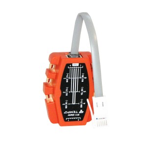Line Jack Test Adaptor 631A Plug to Croc Clip Contacts