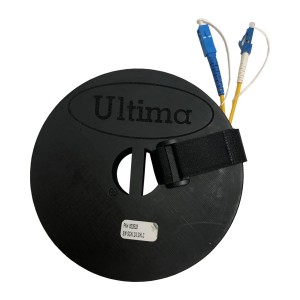 Fibre Optic Launch Lead Simplex SM LC-SC Armoured Tails Yellow (L)150Mtr