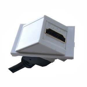 Angled Adaptor LJ6C Unshuttered Keystone White