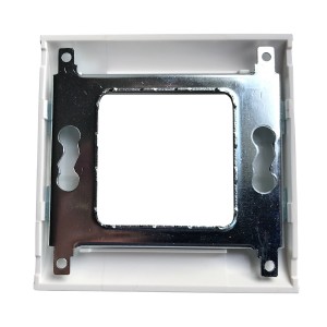 Faceplate France Single Gang 45x45 White