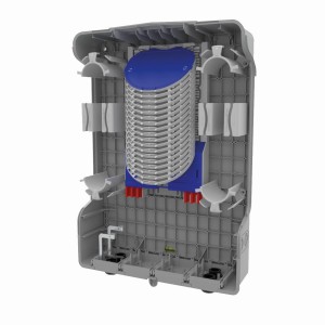 S5 Series MDU/MBU Enclosure Splice Only 432F Capacity MDU-S5-LLXN Grey (H)568mm x (W)375mm x (D)165mm