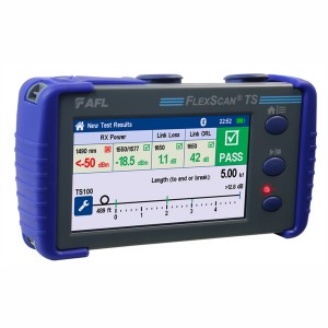 FlexScan TS100-70 FTTH Troubleshooter Basic Kit SC/APC 1650nm WiFi & Bluetooth Dual Wavelength Power Meter