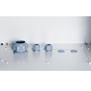 20U 19" Single Bay IP65 Pre-galvanised DX51 D+Z275 Swing Handle 3 Point Locking Double Layer Construction Plinth 200mm LN-OD-20U6080-LG-Z275 Light Grey (H)1258mm x (W)600mm x (D)800mm