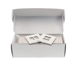Faceplate Eco-Bulk Packaging Flat Single Gang 2x LJ6C M12D-F-262 White (H)86mm x (W)86mm x (D)9mm