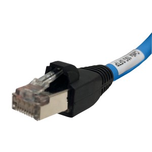 Solid Core Patch Lead Cat6A F/FTP LSZH Blue (L)40Mtr