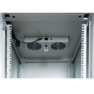 Fan Module With Thermostat Single Fan Type For Use with Lande IP65 Outdoor Cabinets LN-FAN-THM-1FWMIP-LG-UK Light Grey (H)50mm x (W)346mm x (D)175mm