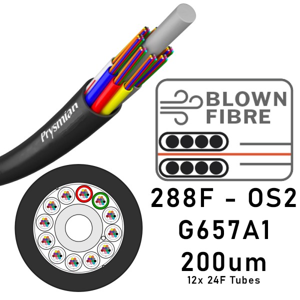 Fibre Cable OS2 - External Blown Fibre