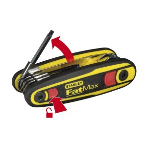 Hex Key Set (Metric) 8-Piece Locking 1.5 - 8mm