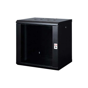 PROline Wall Mount Cabinet LN-PR12U6045-BL Black (H)12U x (W)600mm x (D)450mm Weight 22.5Kg  