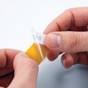Self-laminating Cable Label M210/M211/BMP21-PLUS Black on White M21-1000-427 (W)25.4mm x (L)4.3Mtr